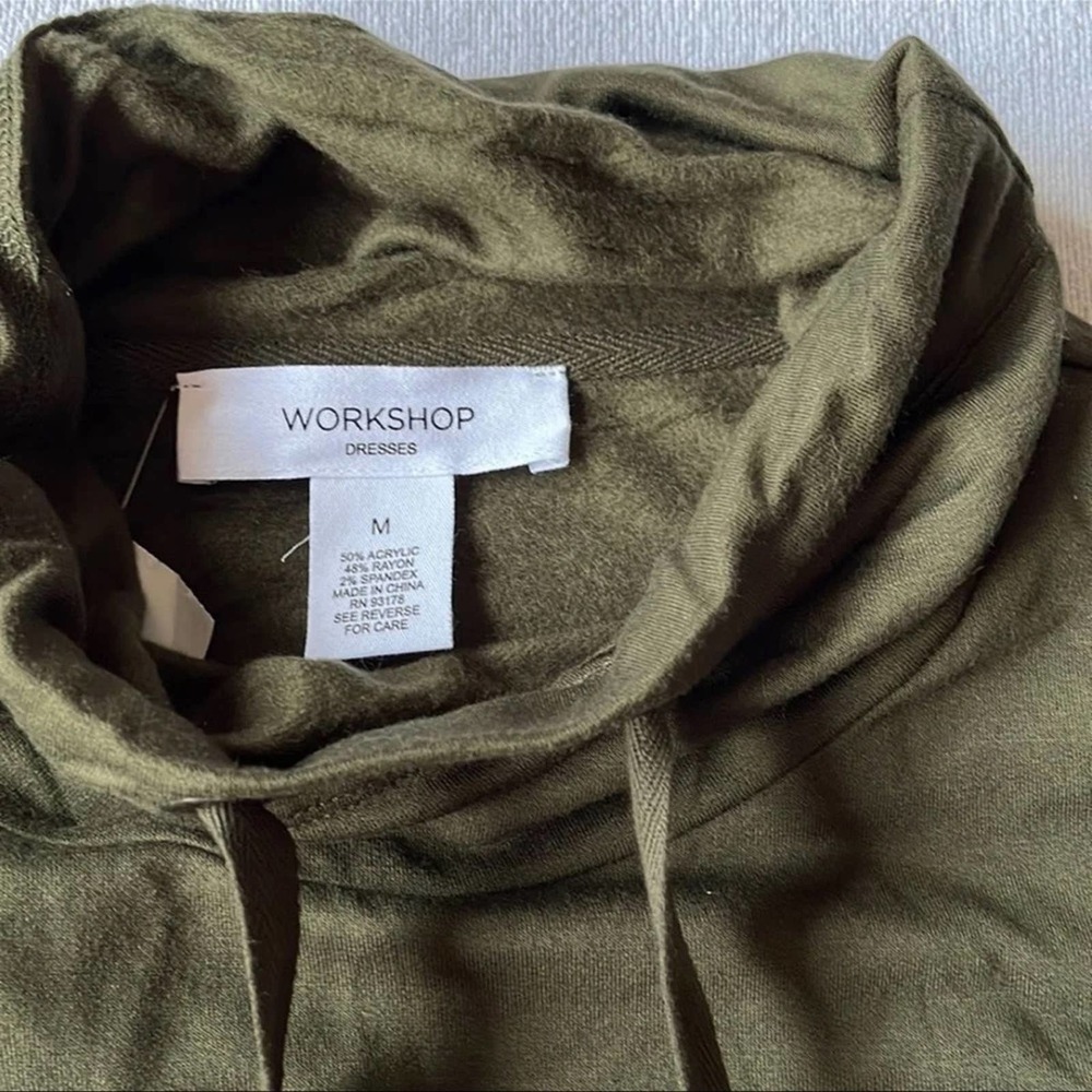 NWT WORKSHOP Olive LongSleeve Dress. - Picture 2 of 10